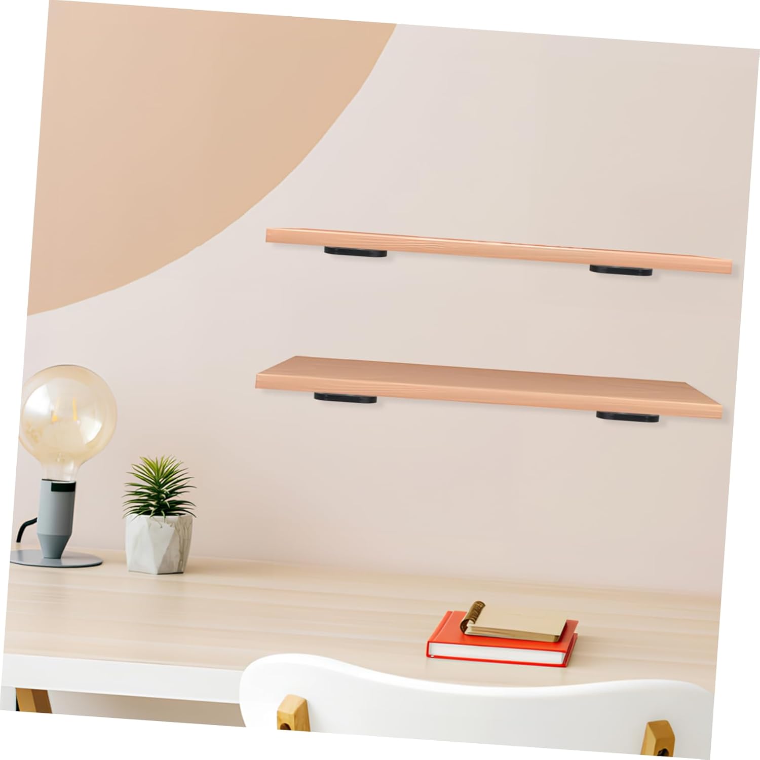 4pcs Sturdy Floating Shelf Bracket Metal Wall Shelf Brackets Heavy Duty for Wall Mount Metal Corner Versatile Use