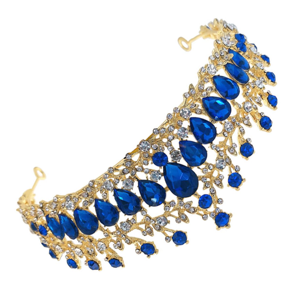 Tocado de Boda Brillante para Novia, Adorno Pelo de Fiesta Cristales y Estrás, Accesorio Elegante para Bodas y Eventos Obsequios