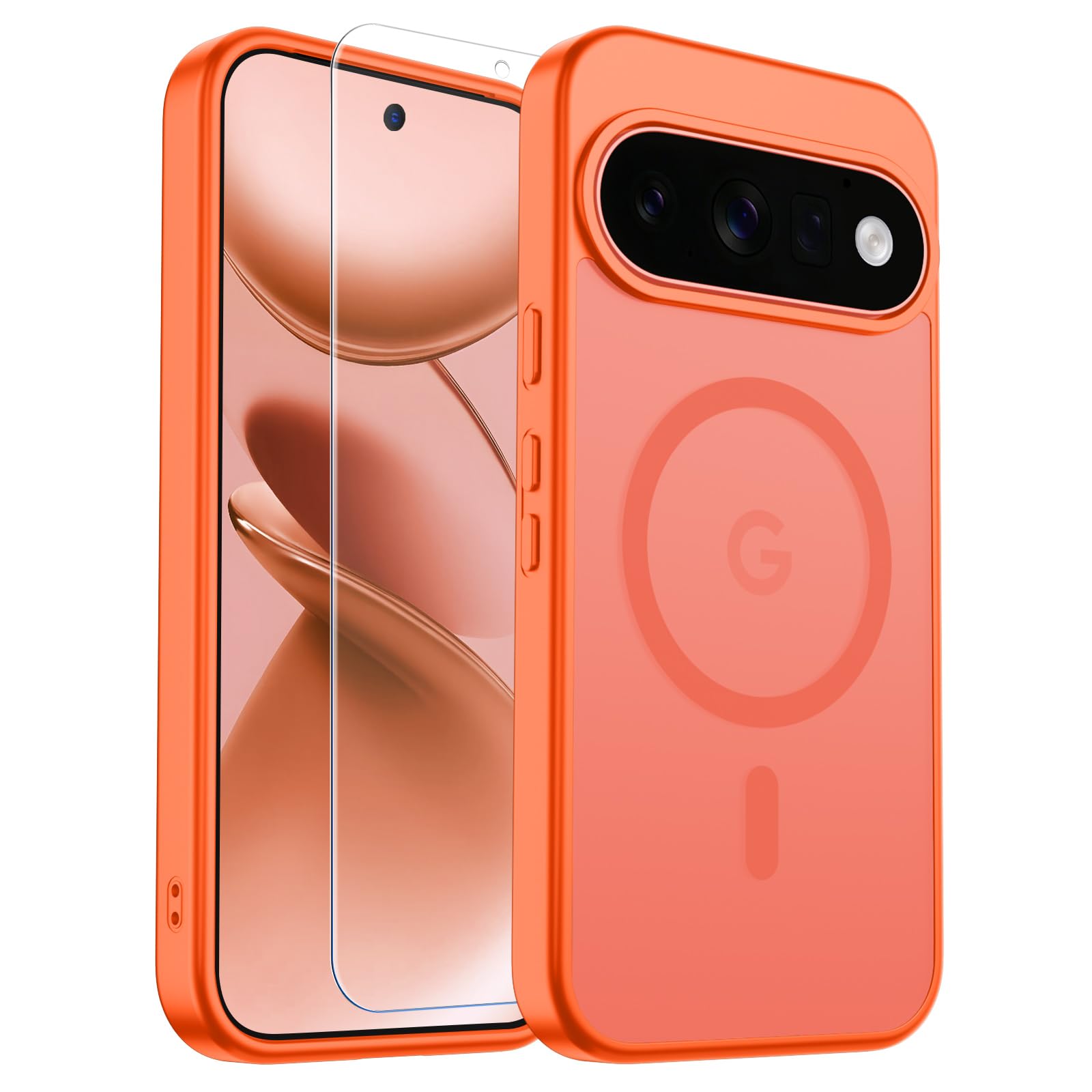 SUPFINE Magnetic for Google Pixel 11 Pro XL Case - Orange