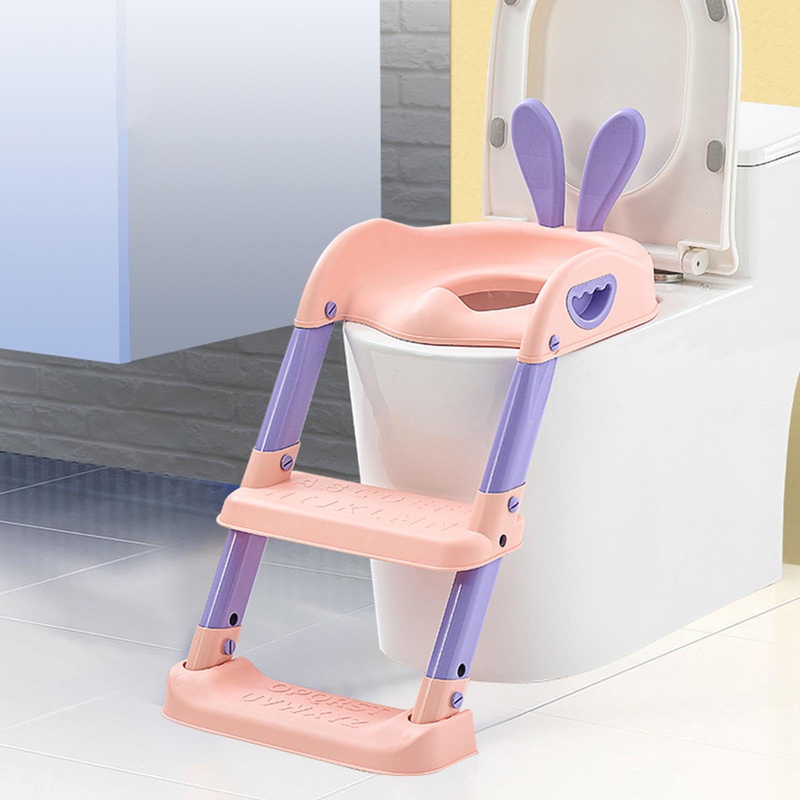Sedile del bagno per bambini, seggiolino da vasino per toilette Sedile di | Vasino con manico e cuscinetti anti-slip, per bambini da 6 a 10 an