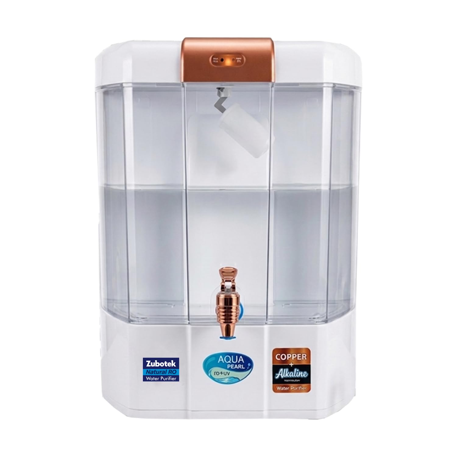 Aqua Pearl RO Water Purifier with RO+UV+Copper+Zinc+Alkaline pH B12,12 Litre Storage, 20 LPH, Wall Mounted, Electric, Advance HTDS Membrane | Suitable for all type water with 1-Year Warranty-image-35