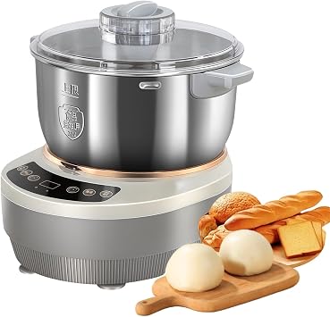 Dough Kneader, Household Bread Maker, 1.6 gal 5 L / 7 L Large Capacity, Meat Fermentation, Stainless Steel Pot, Fan Blade, Automatic Thermostatic Fermenter, Easy to Clean, Bread / Snack / Pizza