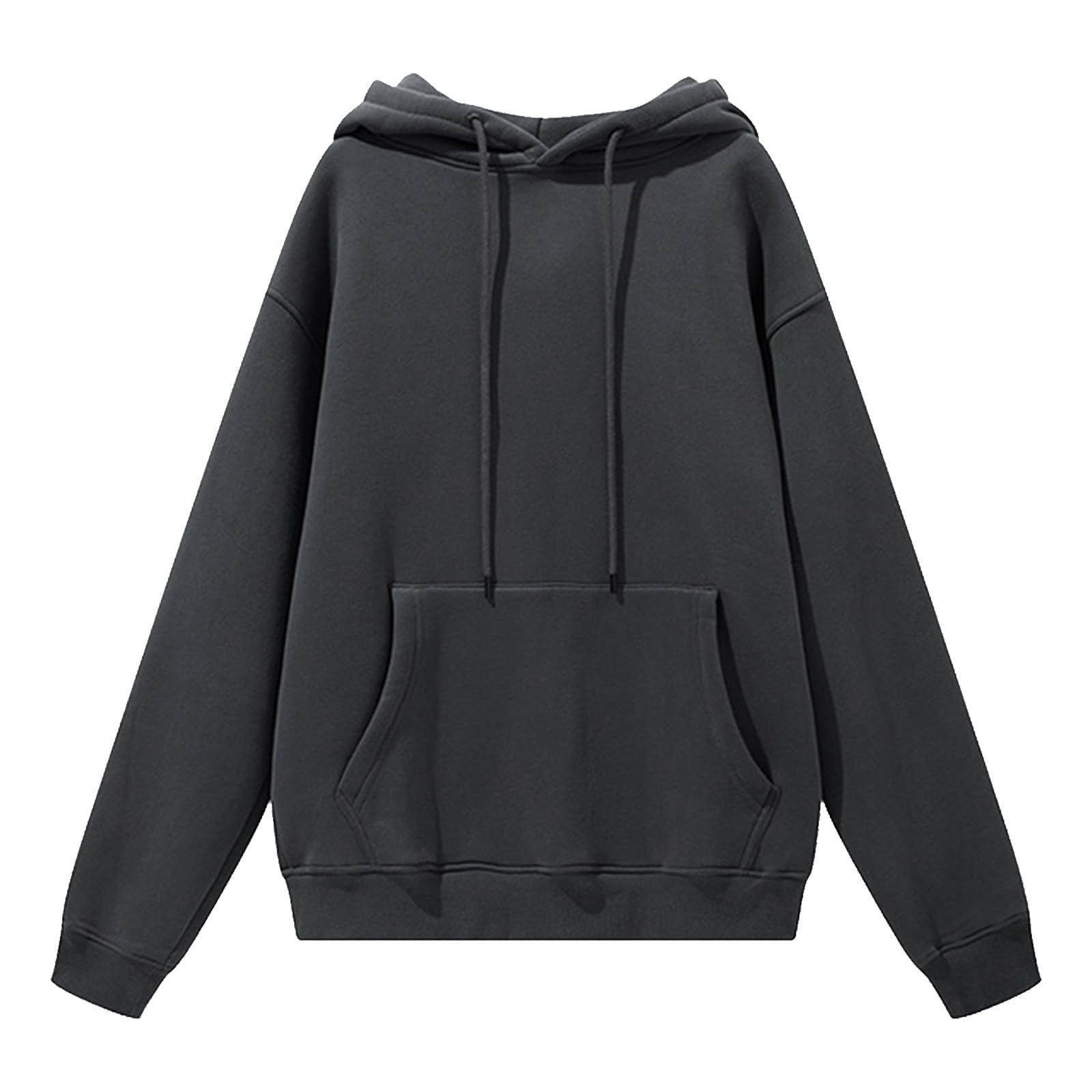 Felpa con cappuccio da uomo, taglie grandi, in pile, per escursionismo, oversize, con coulisse, in cotone, stile urbano, per il tempo libero, stile hip hop, per il fitness