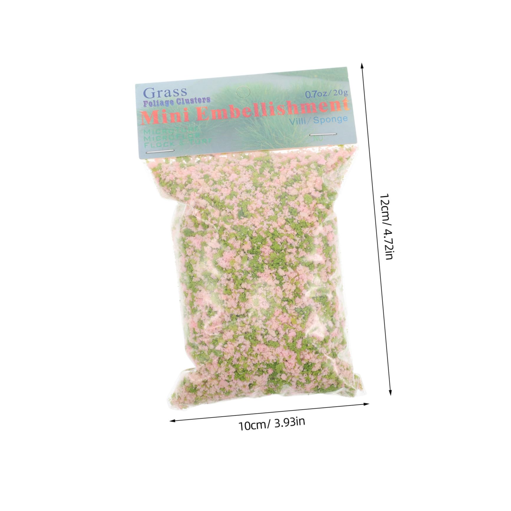 Anneome 100g/bag Model Grass Diorama Kit 5 Bags PVC Material Easy to Use for DIY Landscaping