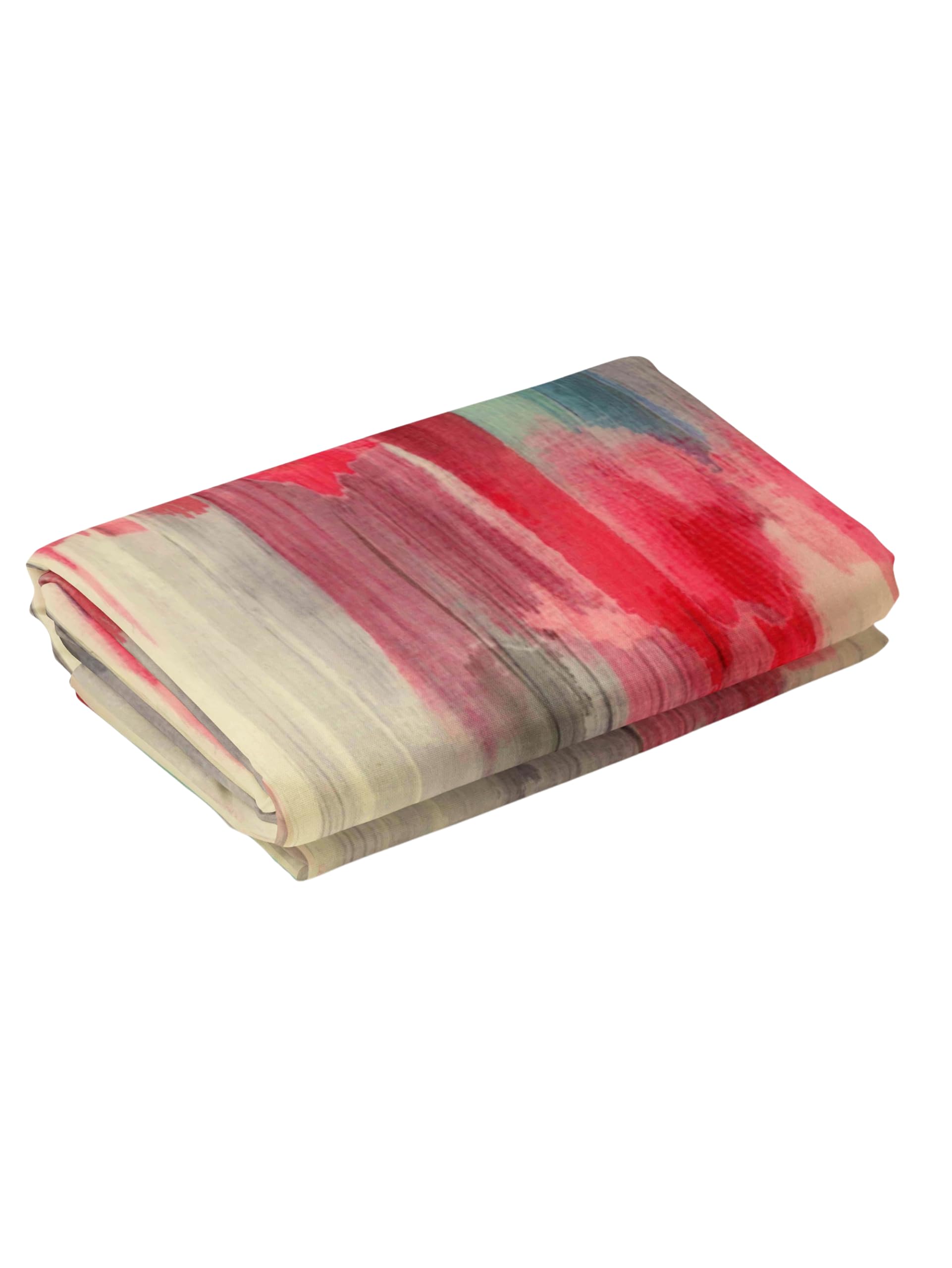 FABISTER Unstitched Multipurpose Raw Mul Cotton Fabric for Men & Women with Beautiful Tie & Dye Print | Super Soft Fashionable Fabric for Eye Catchy Outfit (Multicolour)