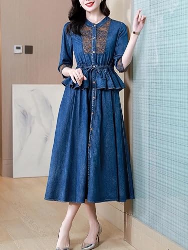 【&lovehelloさま専用】Blue DenimApron Dress 06660 Lilac Sheath High Slit Floral Dress | Jovani