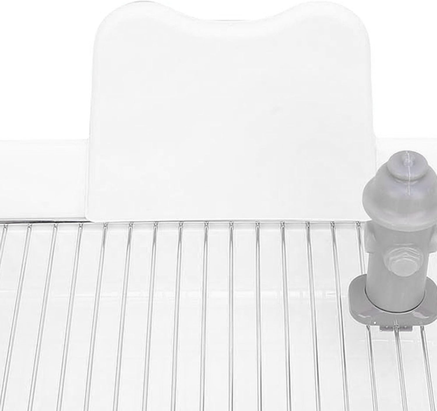Pongnas Dog Toilet Holder with Stainless Steel Mesh, Easyto- Potty Training Tray for Small & Medium Dogs, Yellow (White)