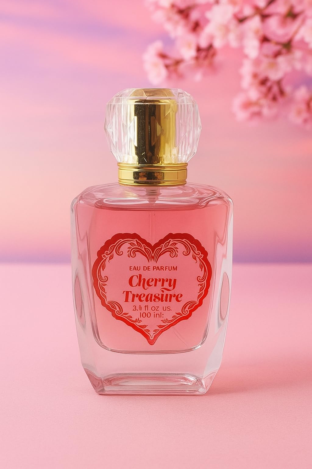 Amazon.com : Cherry Treasure 3.4oz Eau De Parfum, Cherry Treasure