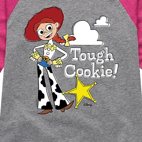 Disney - Toy Story - Jessie Tough Cookie - Toddler & Youth Girls Raglan Graphic T-Shirt3