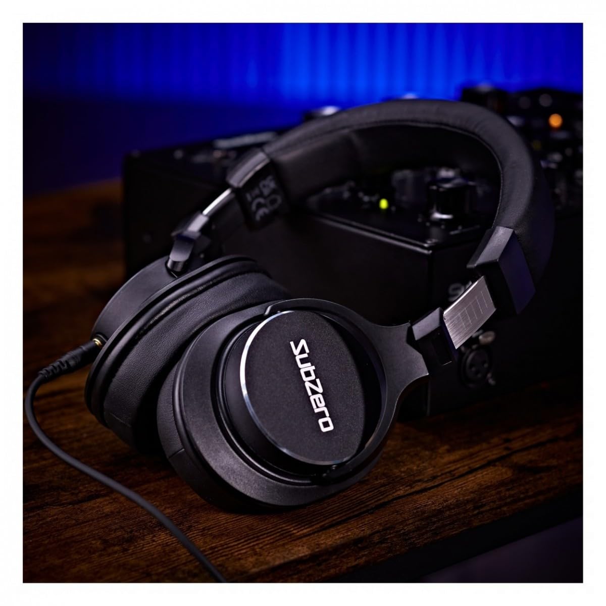 SUBZERO DJH-200 Professioneller DJ-Kopfhörer mit Kabel Over-Ear