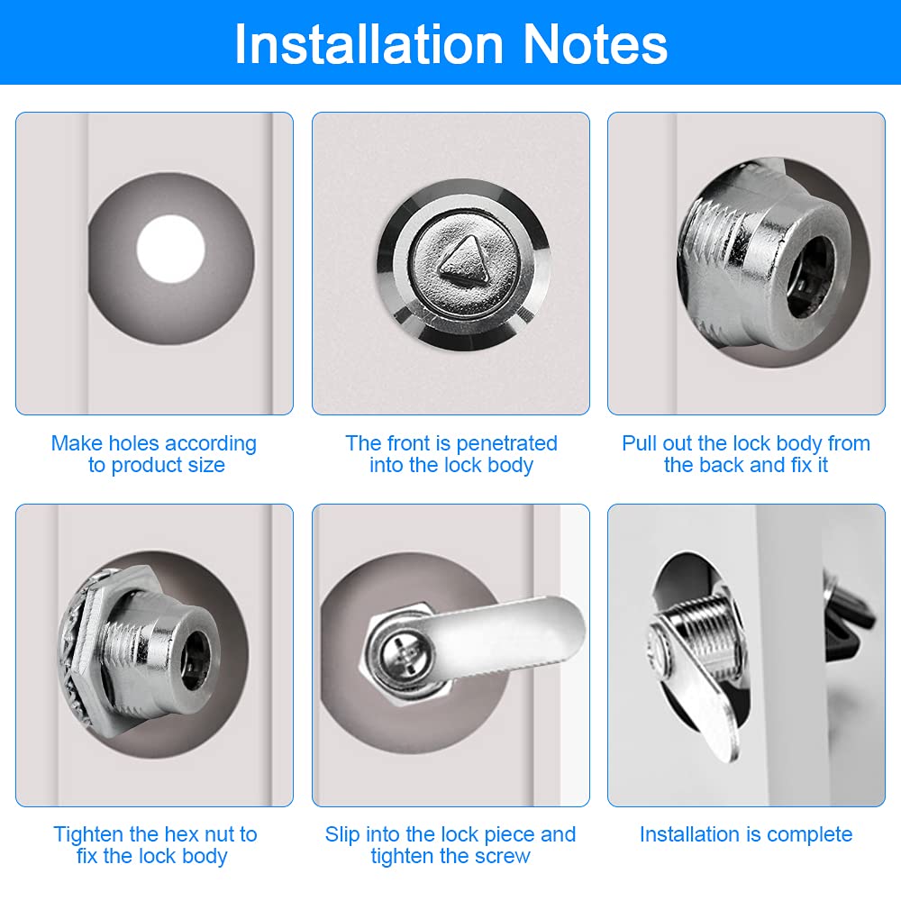 2 Serrature A Cilindro Con Chiave Triangolare - Per Cassette Lettere E Armadietti - Foto 11