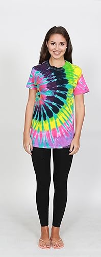 Miniatura 3 de Colortone Camisetas de teñido anudado 100% algodón para niños