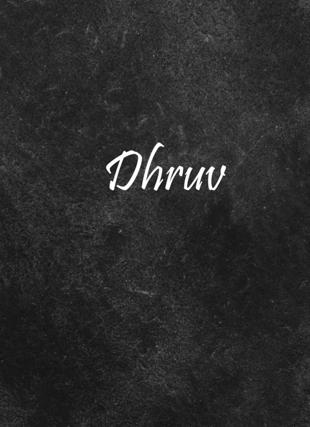 Dhruv: Personalized Name Notebook | Wide Ruled Paper Notebook Journal | For Teens Kids Students Girls| For Home School College | 8.5x11 inch 160pages