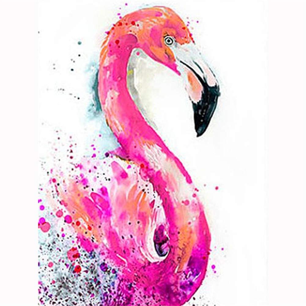Diamant Peinture Complète Flamant Rose pour Activité Créative et Décor Chambre