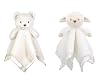 2 Pack Security Blanket Soft Baby Lovey Fluffy Blanket Unisex Lovie Snuggle Toy Baby Bear Stuffed Gift for Newborn, Boys and Girls, 13.5 Inch