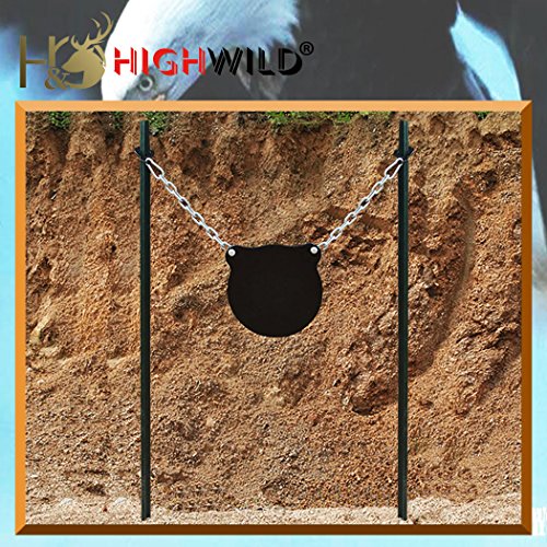 Highwild T-Post Target Hanger - Steel Target Mounting Bracket - Bald Eagle Style (2 Set) #TOP4