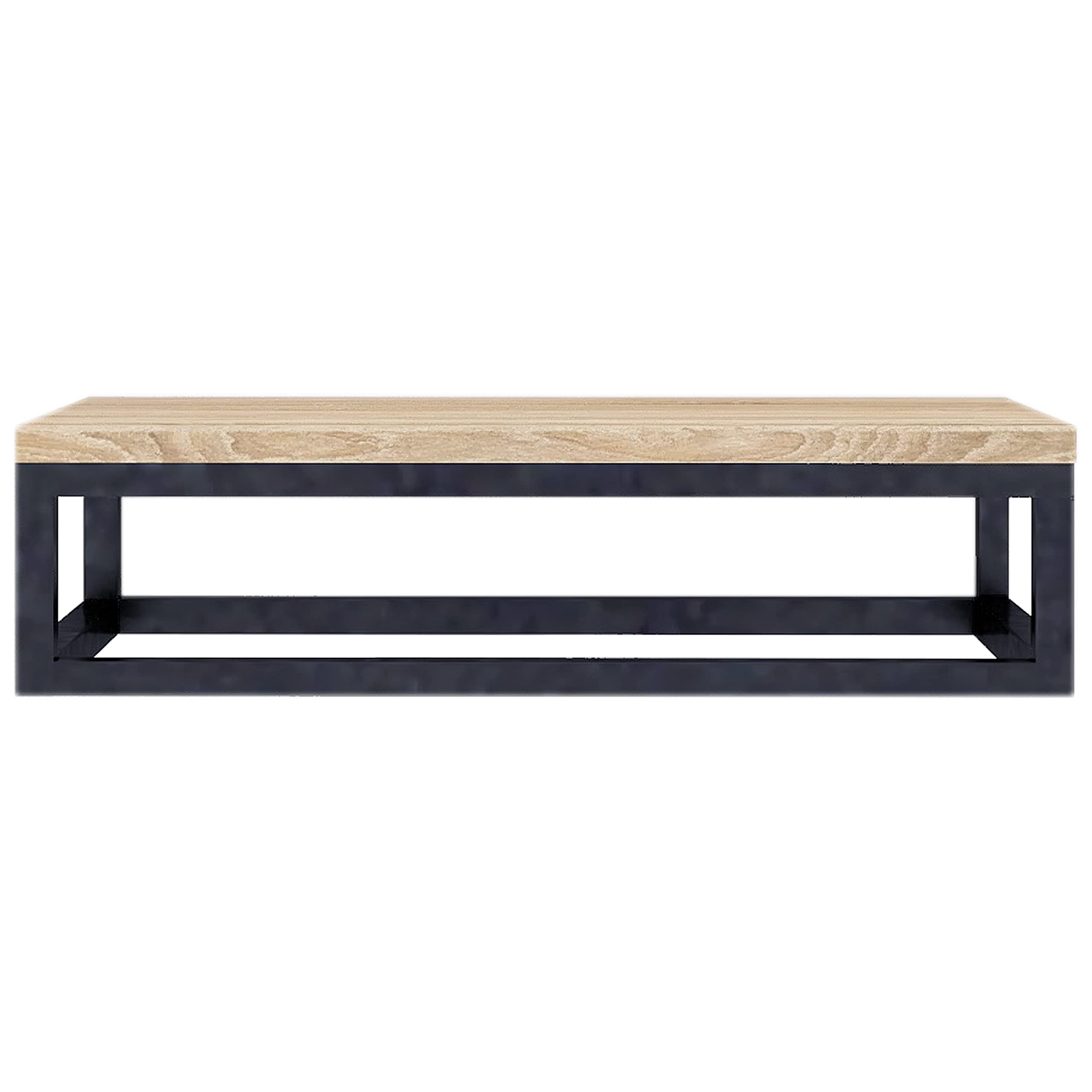 de Lavabo de Madera de Fresno 60x35x21cm para Lavabo sobre Encimera - Consola de Pared de Madera Maciza, Protegida con Barniz Incoloro