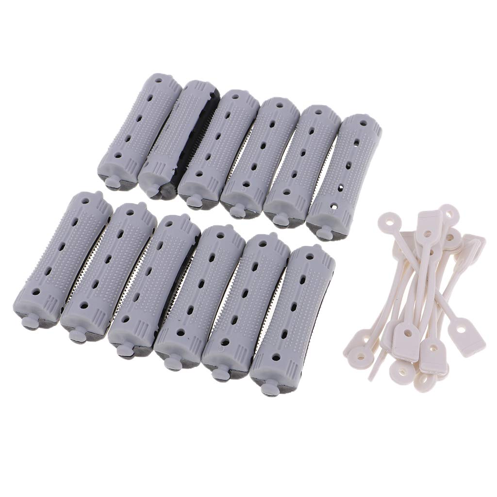 CALANDIS™ 2x12x Hair Curler Clamps Hairdreser Perm Rods Hair Styling DIY Tool 7 x 2cm | Hair Care & Styling-image-35