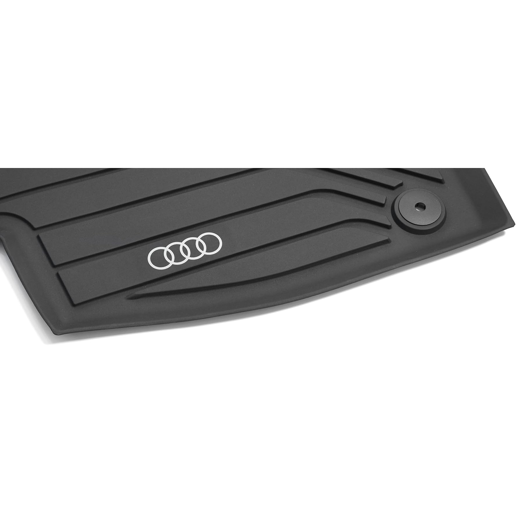 Audi Tappetini in Gomma Originali, TPE con 20% Materiale Riciclato, Compatibile con Q5/SQ5 (GU) dal 2025, Set da 2 Pezzi, Nero, Anteriori, Su Misura