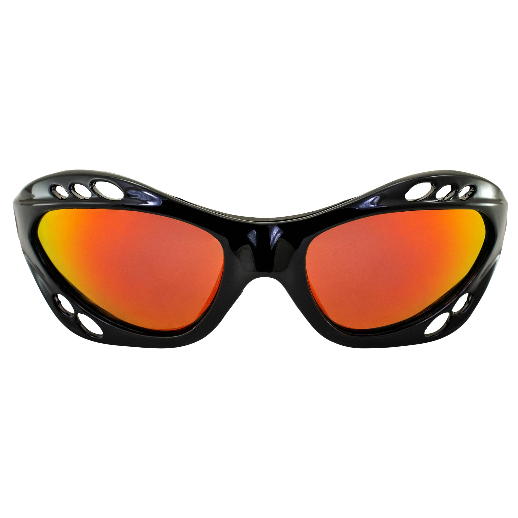 Hurricane Eyewear Categoria 4 polarizzati Jet Ski Galleggianti Occhiali Nero Imbottito con Rivestimento Antiappannamento