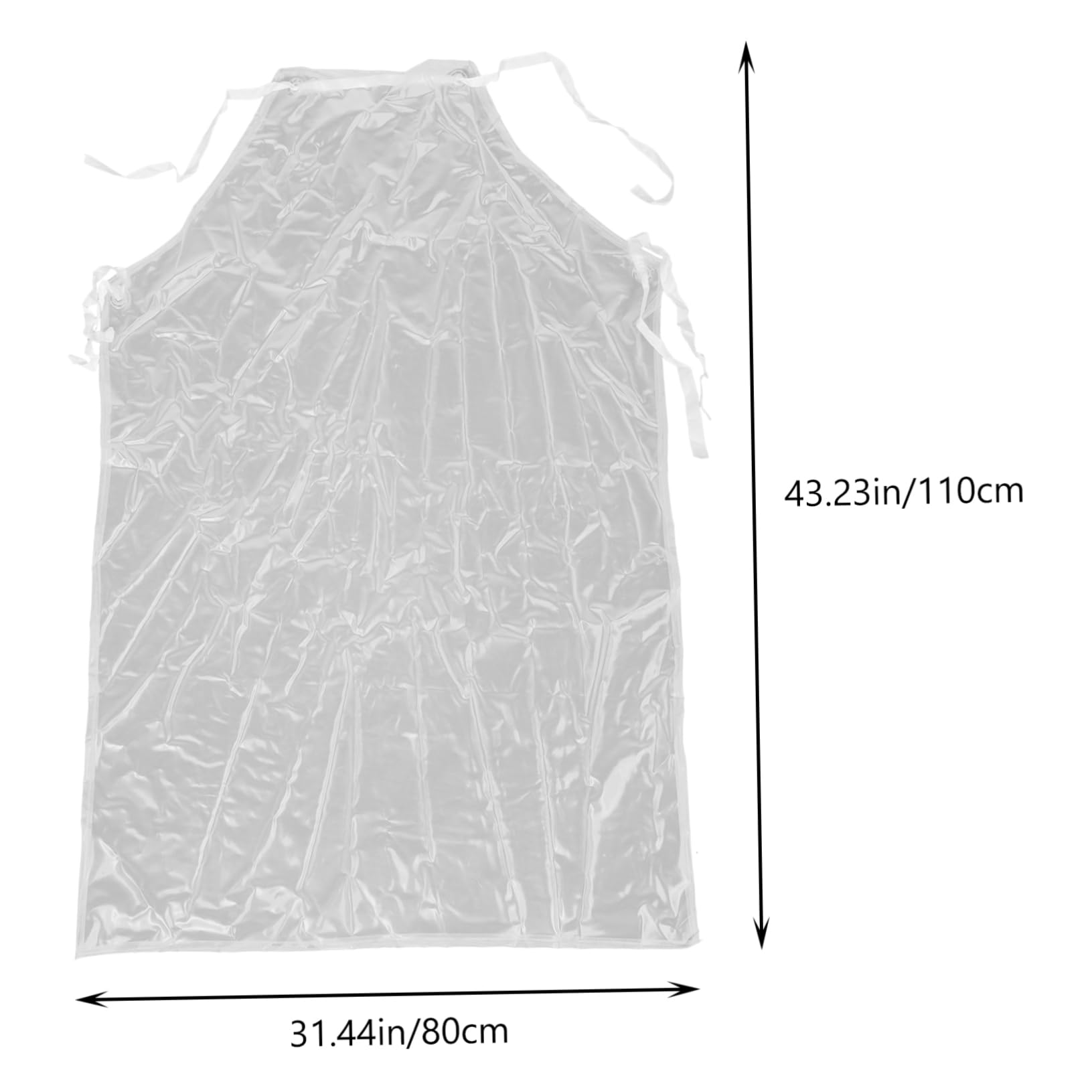 STOBAZA 1 Set Waterproof Transparent Apron Aprons Clear Work Bib Apron Baking Apron Party Apron Heavy Duty Apron Gardening Apron Dishwasher Apron Cooking Aprons Vinyl Apron Bbq Apron Pvc