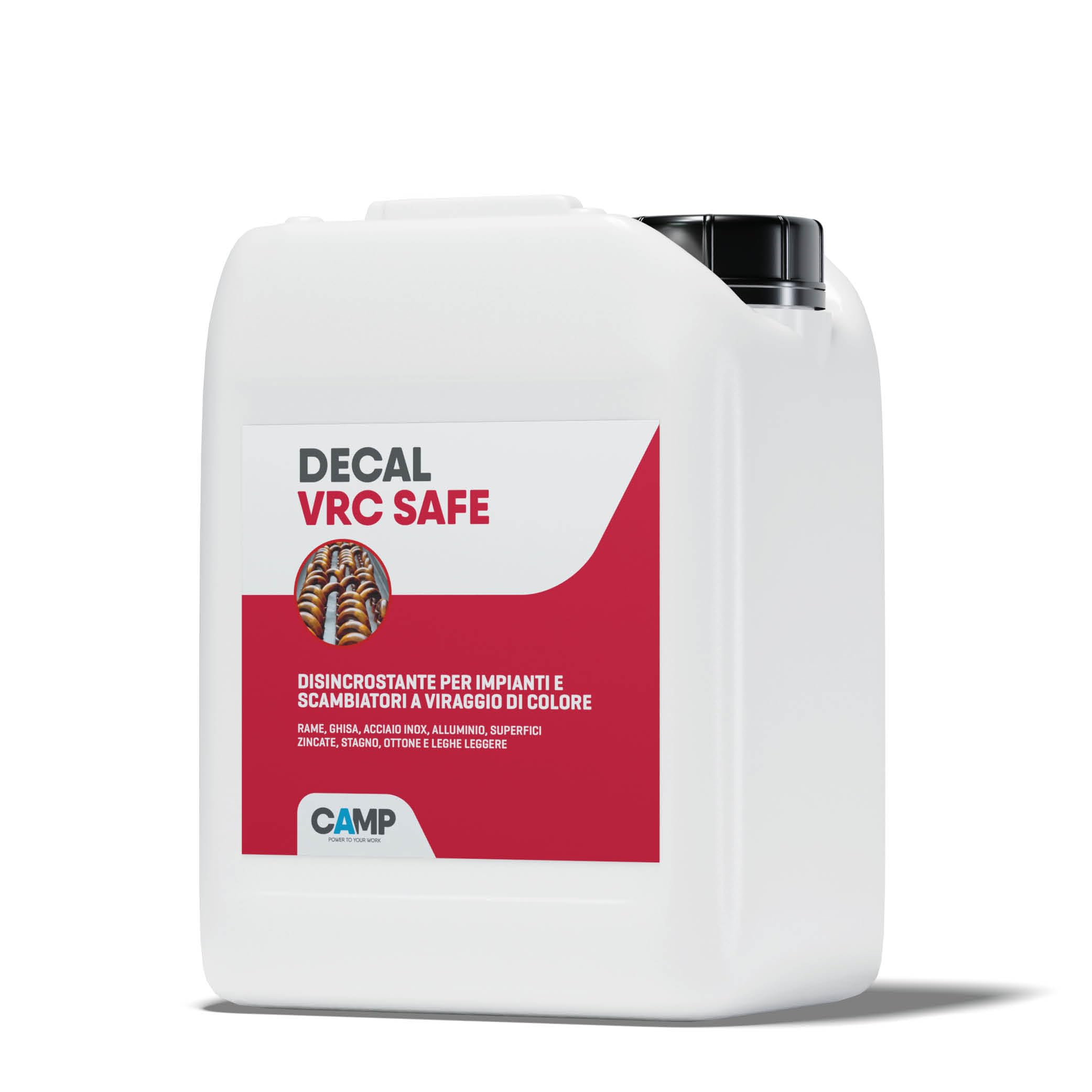 DECAL VRC SAFE Disincrostante concentrato a viraggio di colore 1 lt per la rimozione del calcare da caldaie a condensazione e tubazioni