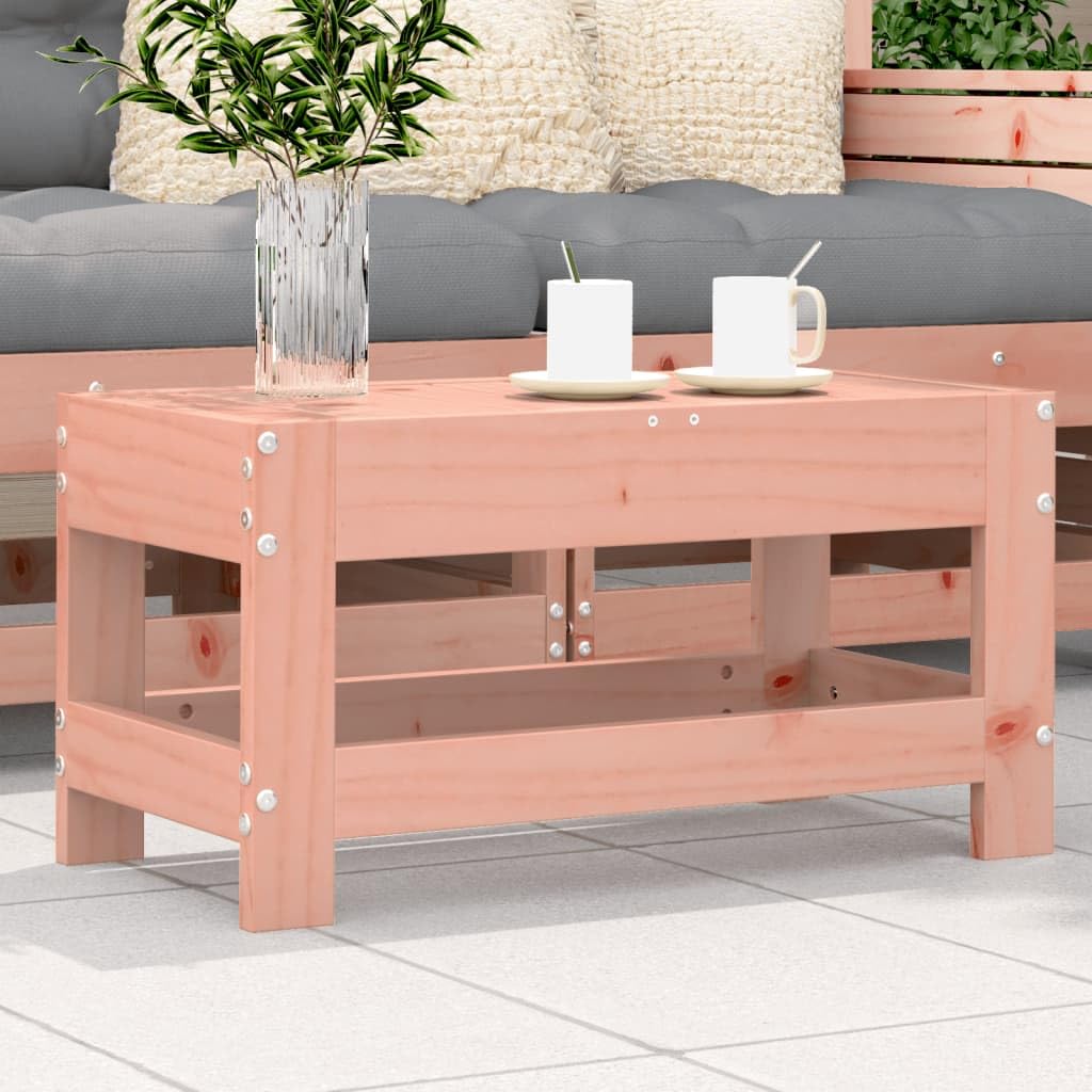 SXZenSpace Garden Footstool 62x30x32 cm Solid Douglas Wood Slatted Ottoman Modular Patio Seat for Garden, Balcony, Conservatory and Summer House