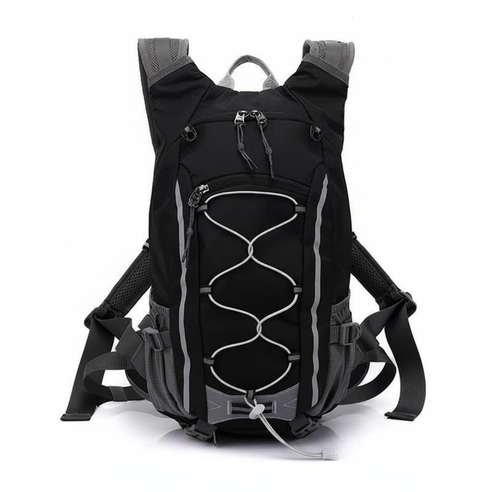 HEAVENGLOW Running Vest Backpack Lightweight Hiking Backpack Breathable Running Hydration Vest for Cycling, Black-picture-13