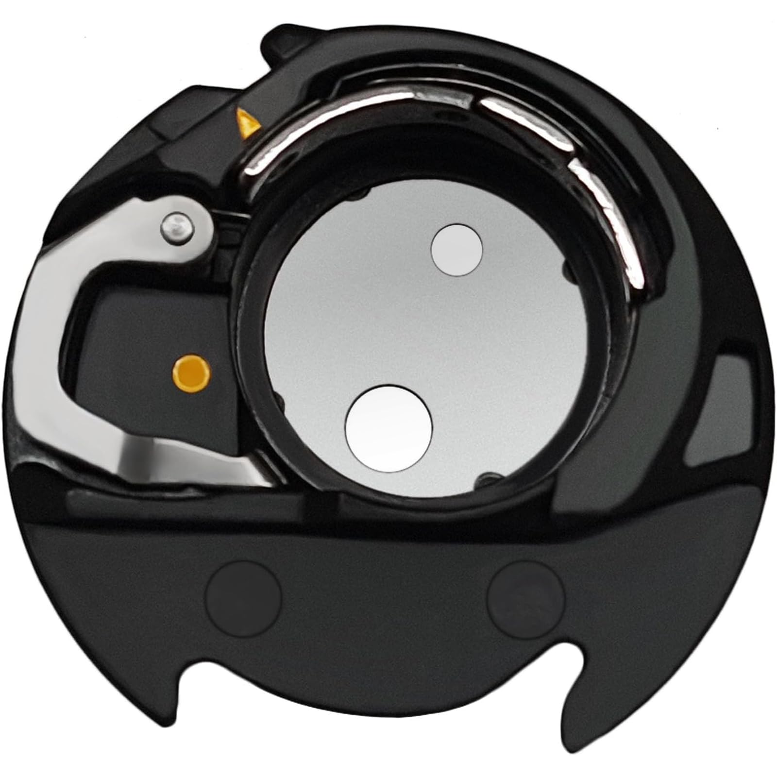 Boitier de canette haute tension à pois jaunes 846652700 pour Janome Horizon MC12000