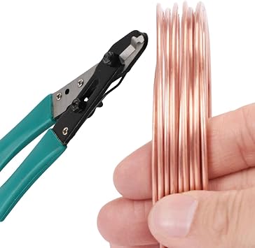 Capillary Tube for Refrigeration and Air Conditioning, Steel Cutting Tool for Copper Tubes Up to 3mm Diameter, Comfortable Rubber Grip