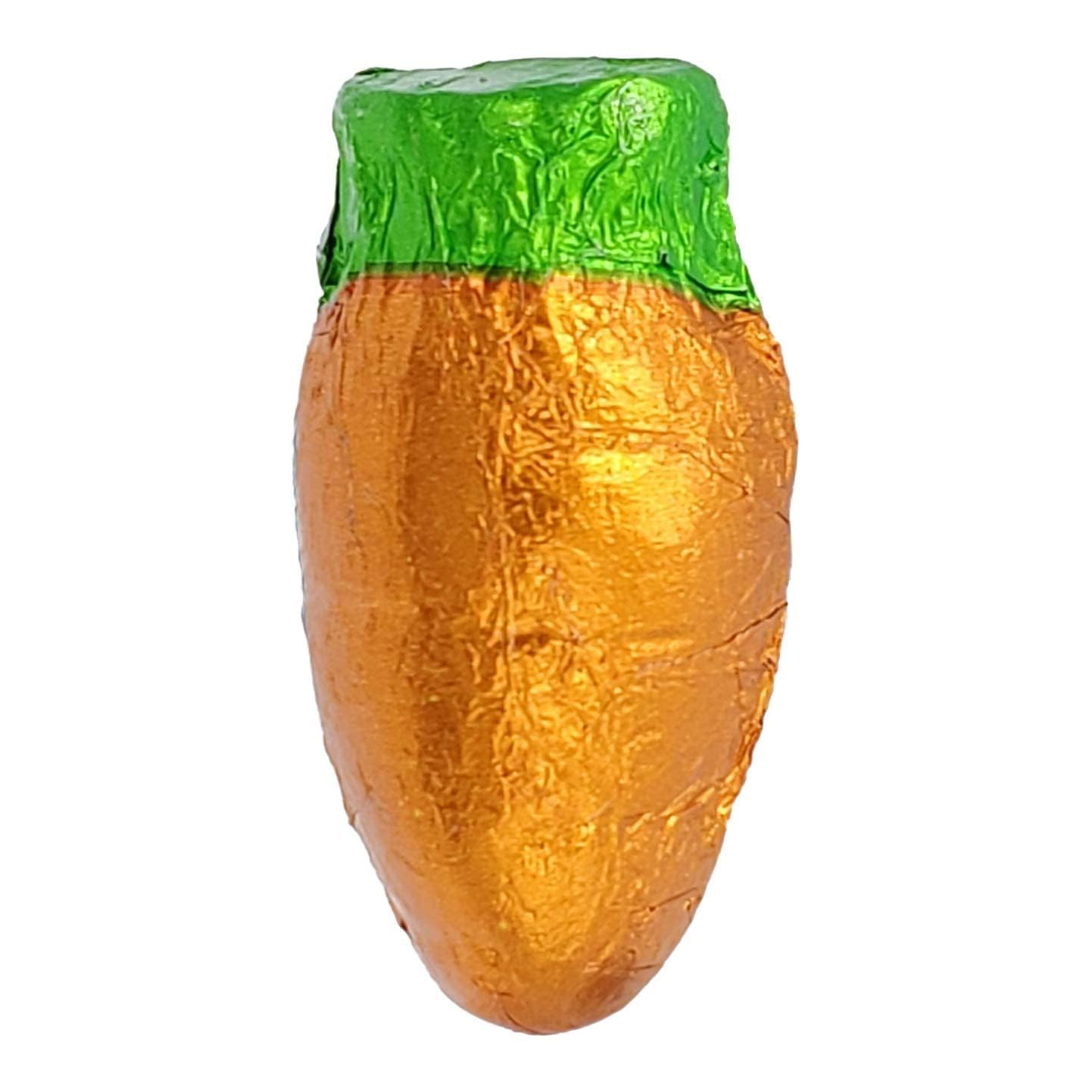 Easter Chocolate Carrots Bunny Rabbit Treats Milk Chocolate, Individually Wrapped in Orange Foils, Approximately 38 Pieces Per Pound (10 Pounds (Bulk))