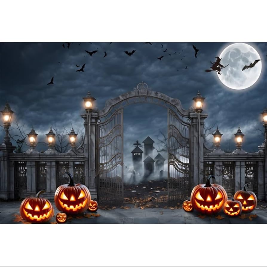 ハロウィン✨1点限り✨背景布 バック紙 背景紙 撮影小道具 250x250cm Amazon.co.jp: 背景布 ハロウィン お城の入り口 Halloween