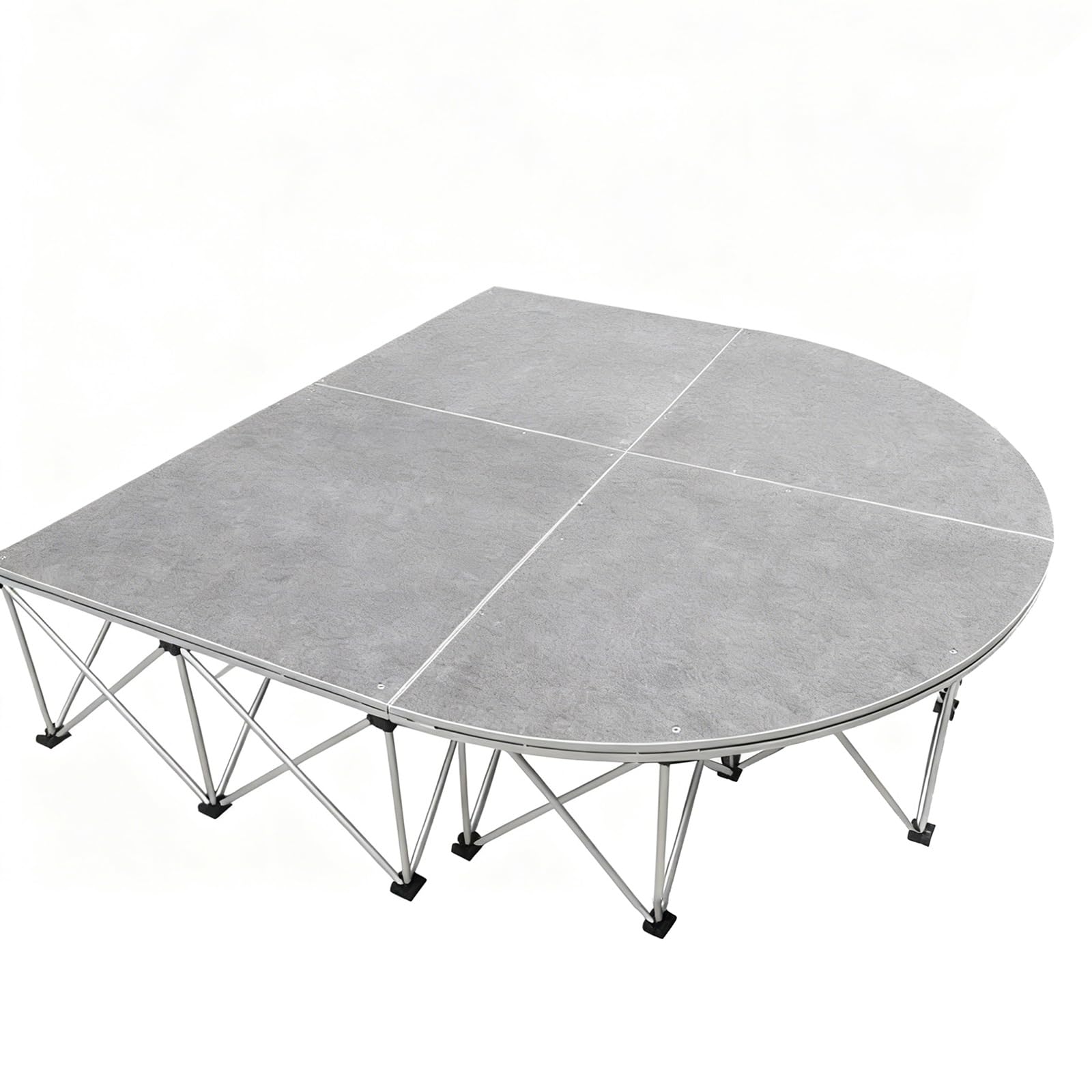 Plateforme de scène pliable pour événements, système modulaire pour performance musicale