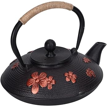 Cast Iron Teapot Japanese Tea Maker Cast Iron Stove Tea Kettle 0.9L