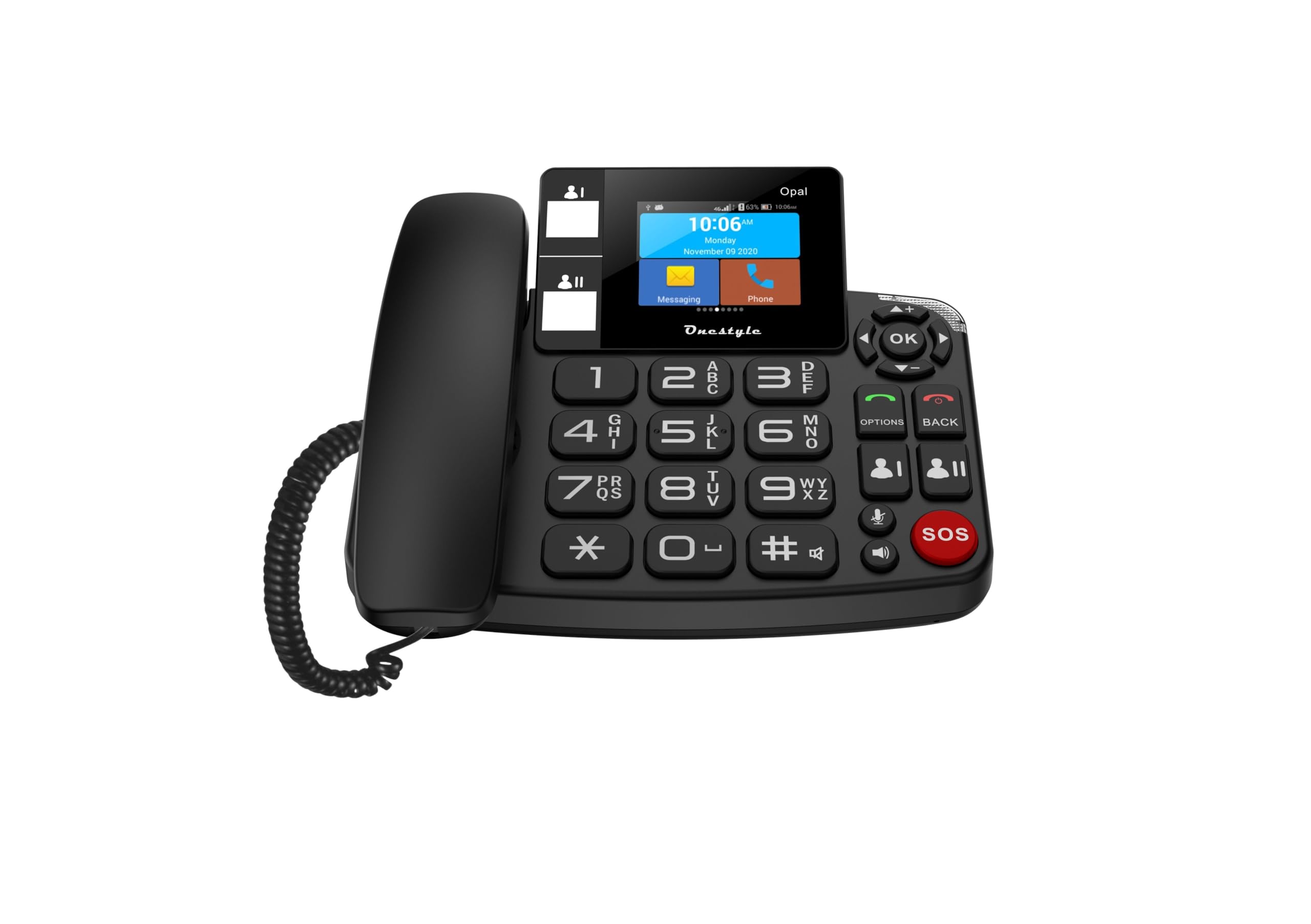Opal Tischtelefon mit WiFi, Dual-SIM für Senioren geeignet