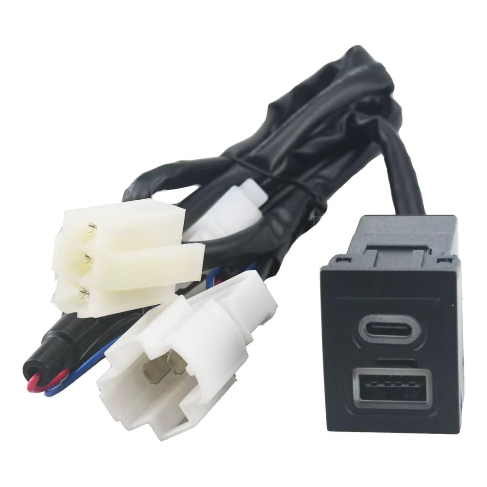 Centro Puerto USB Compatible Con VW Para Polo 2004-2011 Teléfono Automóvil Cargador Enchufe Doble QC3.0 Para Adaptador Corriente Carga Tipo C PD Puerto USB Coche