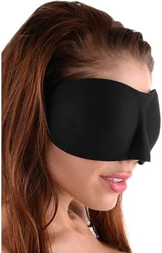 Frisky AD310 Deluxe - Máscara para dormir con ojos negros