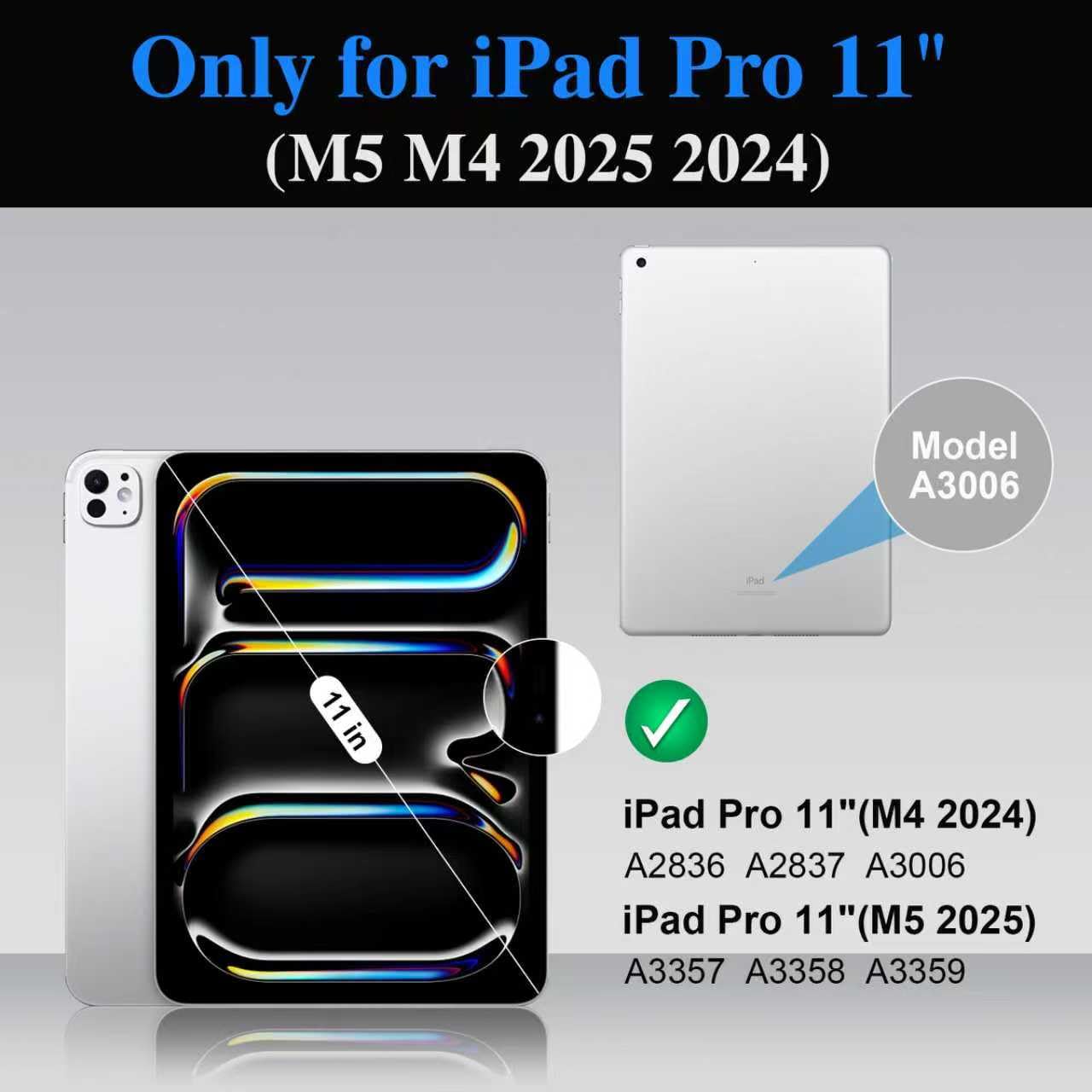 Amazon.com: iPad Pro 11 inch Case with Keyboard (M5 M4 2025 2024