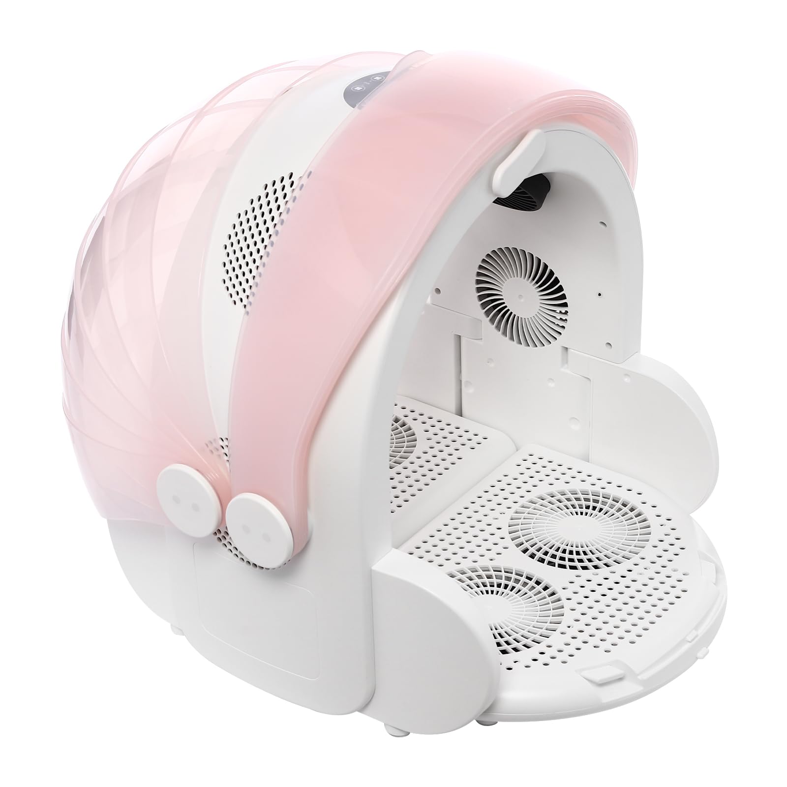 Secchiello automatico per animali domestici, portatile, pieghevole, 600 W, scatola di asciugatura elettrica a 360°, temperatura regolabile, per animali domestici, gatti e cani