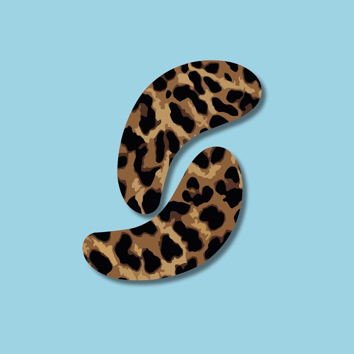 Talika Eye Therapy Patch Leopard Limited Edition - Instant Smoothing Under Eye Patches for Dark Circles, Puffiness & Tired Eyes - Reusable Up to 5 Times - 1 Pair