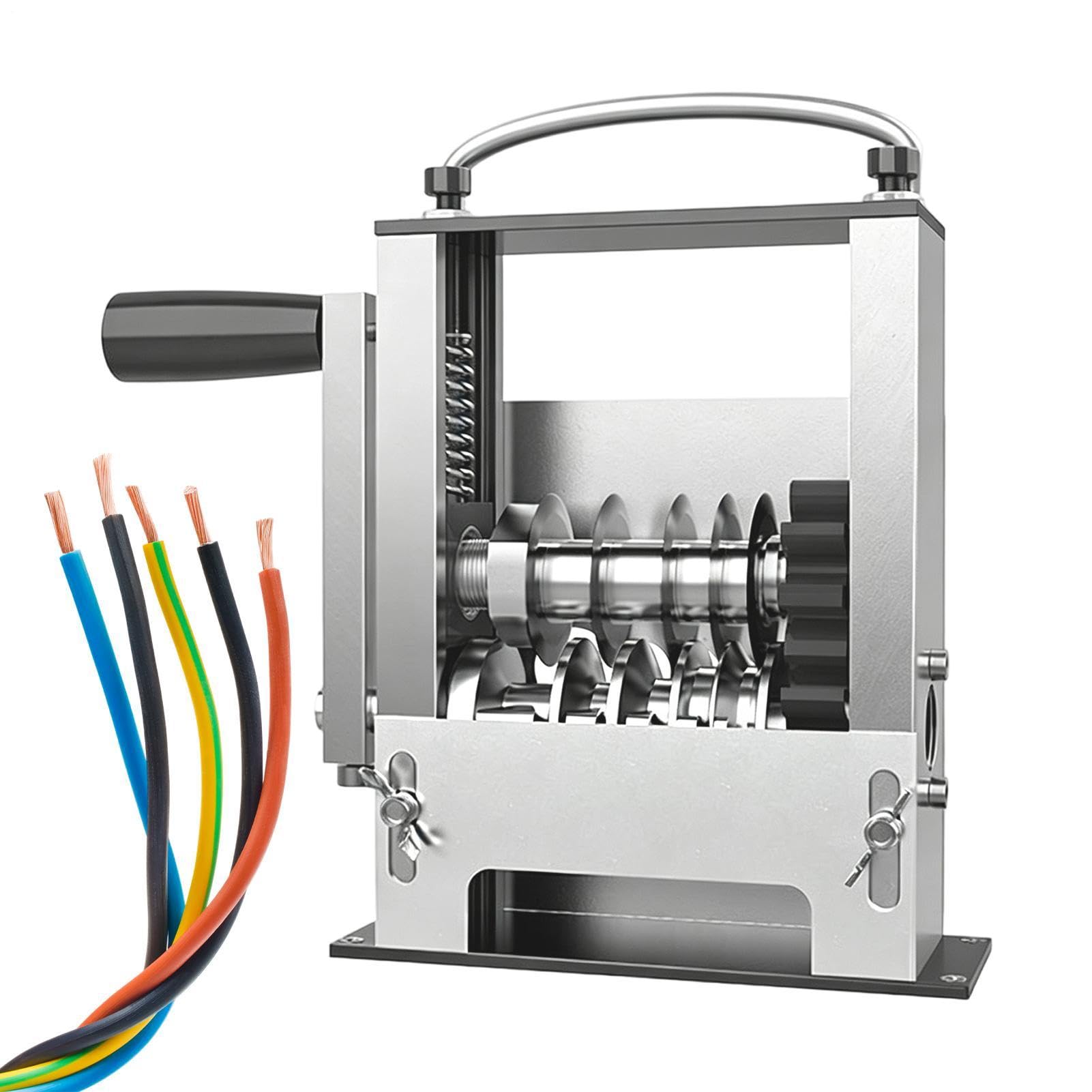 Machine À Dénuder Les Fils Récupérés Outil Manuel Électrique Compact À 6 | Outil Dénudeur De Fils Pour Automobile Marine Aviation Télécoms Réseau Ethernet Éclairage Tableau de distribution