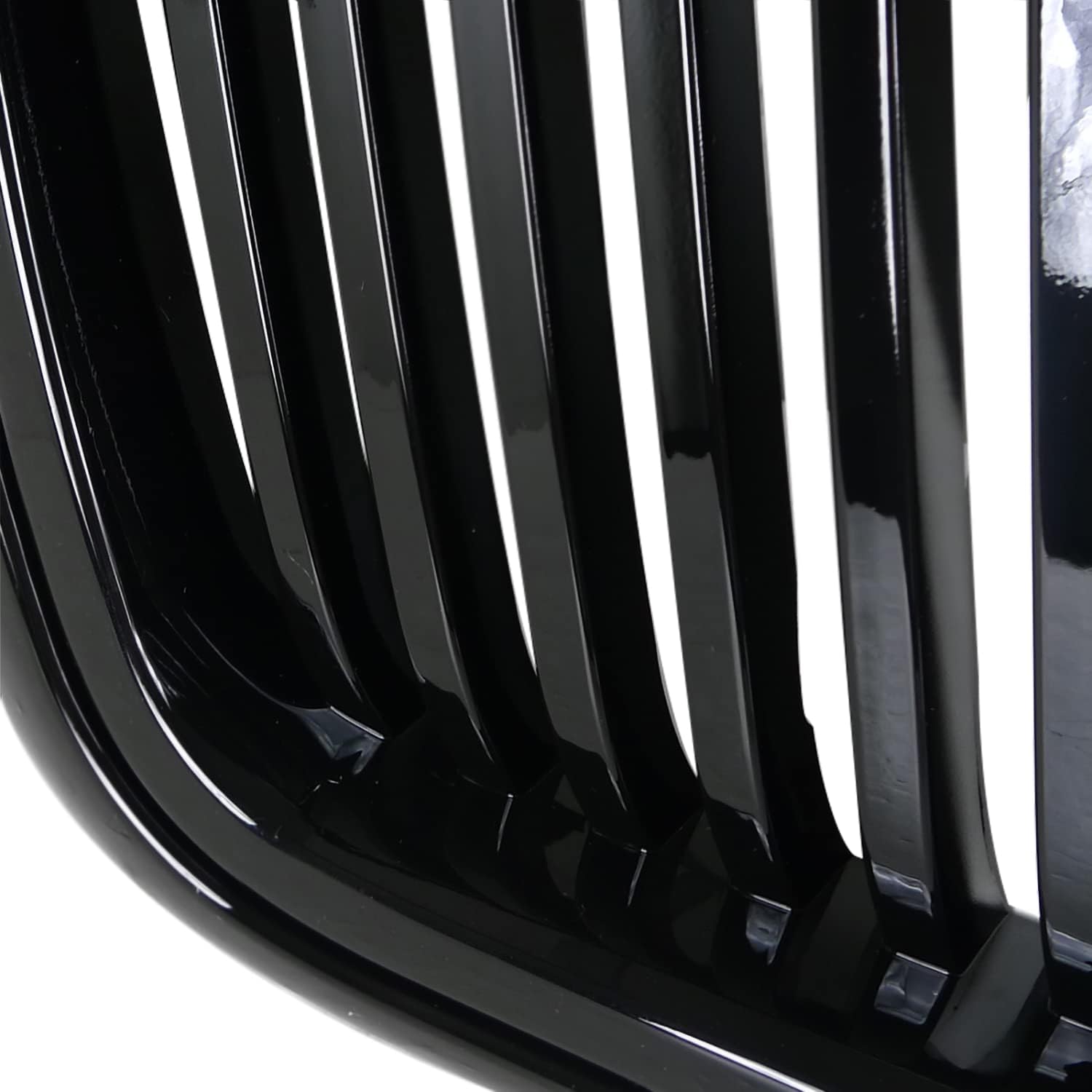 Spec-D Tuning Black Vertical Grille Grill Compatible with 2004-2008 Ford F150, 2006-2008 Lincoln Mark LT