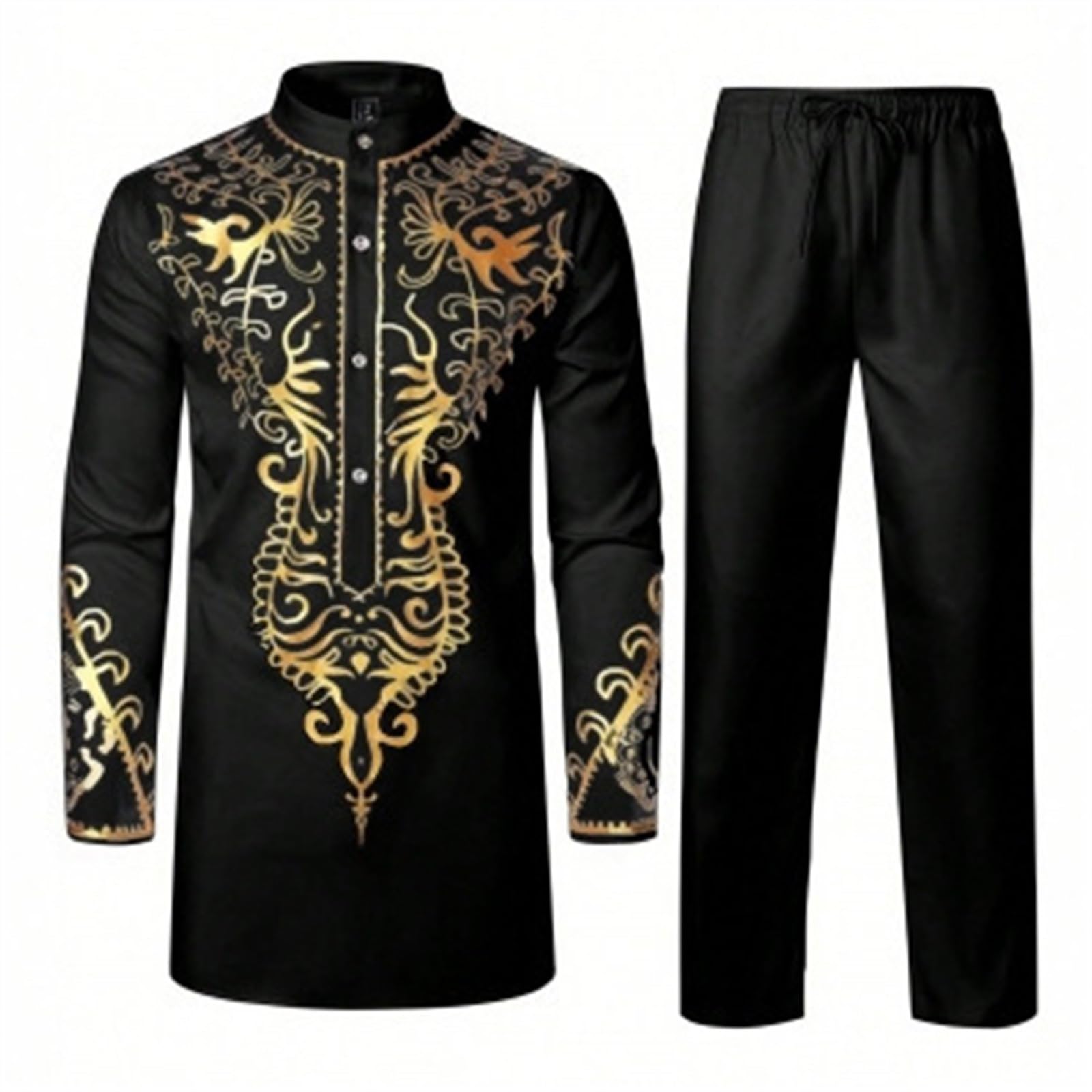 Conjunto genérico para hombre de 2 piezas de algodón Polo de manga corta para uso diario, verano, deportivo, ligero, transpirable, flexible, moda, elegante, relajación, casa, A7