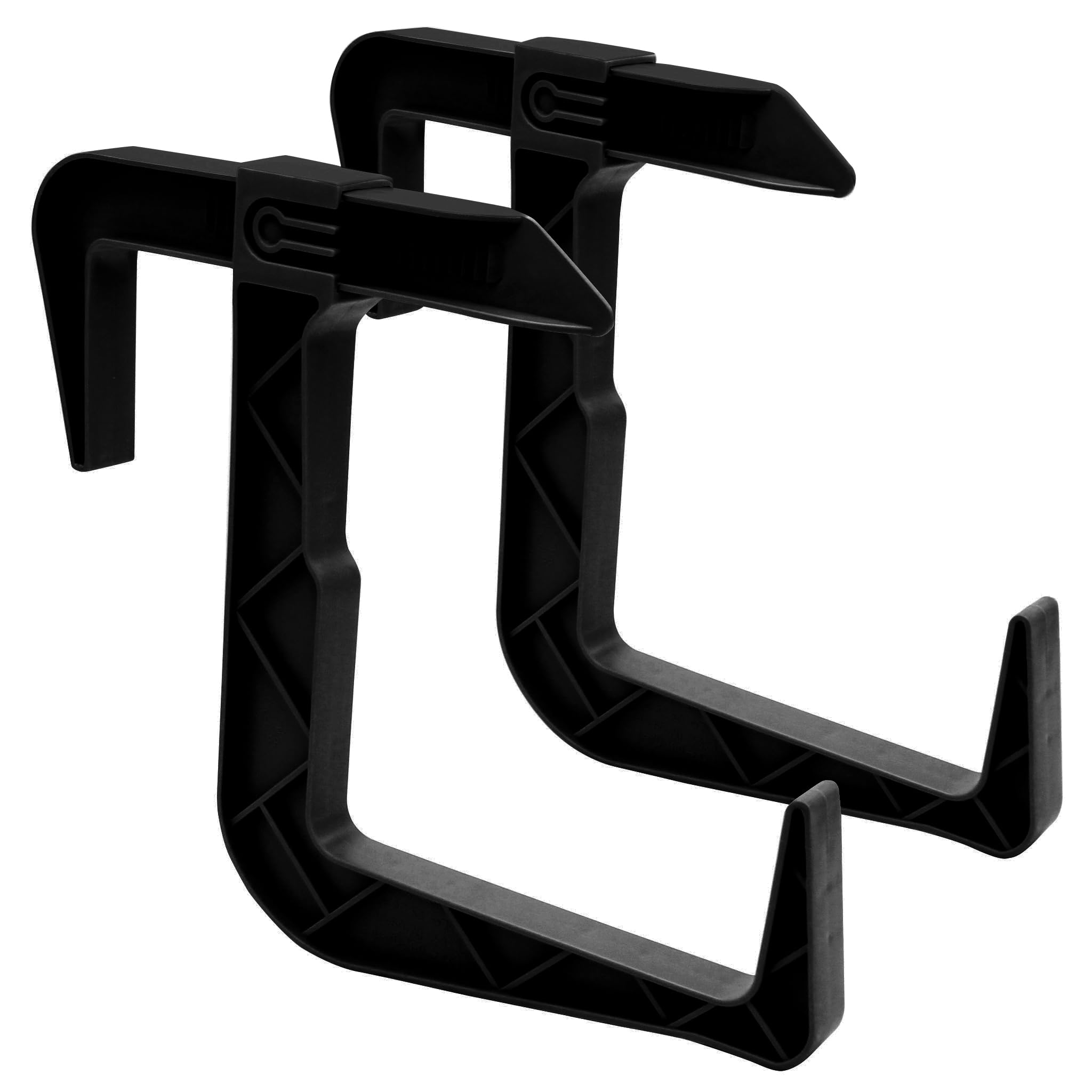 OMAGO® Jardinières de Balcon 60 cm, Lot de 4 Pots Anthracite, bacs à Fleurs en Plastique résistants aux intempéries