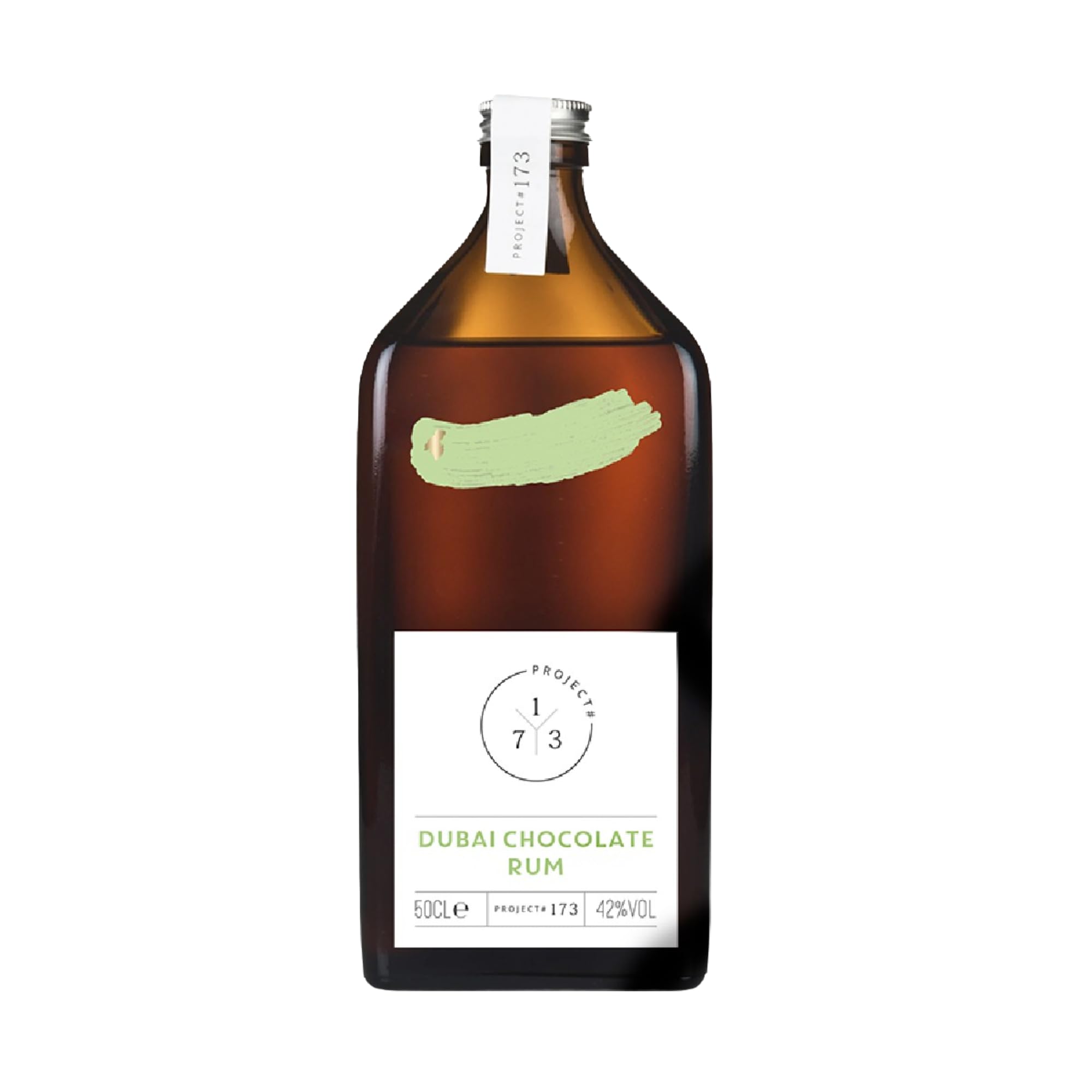 Project #173 Dubai Chocolate Rum 42%, 50cl | Caribbean Rum Naturally Flavoured with Creamy Chocolate and Pistachio | Bold and Flavoursome | Sip Neat or add a Twist to your Favourite Cocktails