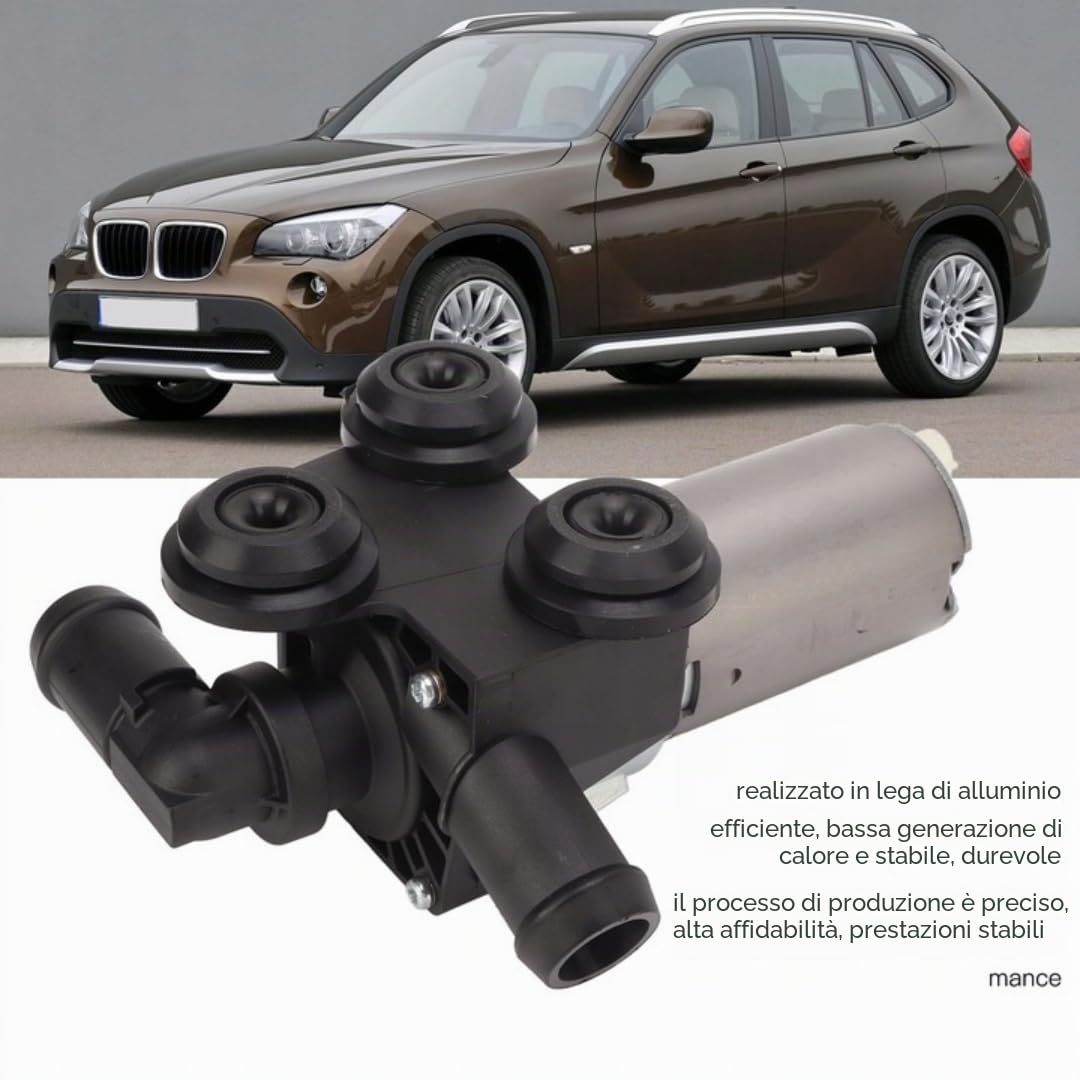 64116928246 Pompa dell'acqua di raffreddamento del motore Pompa aggiuntiva Pompa dell'acqua aggiuntiva Sostituzione per Serie 1 E81 E82 E87 E88 Serie 3 E90 E91 E92 E93 X1 E84 2009-2015