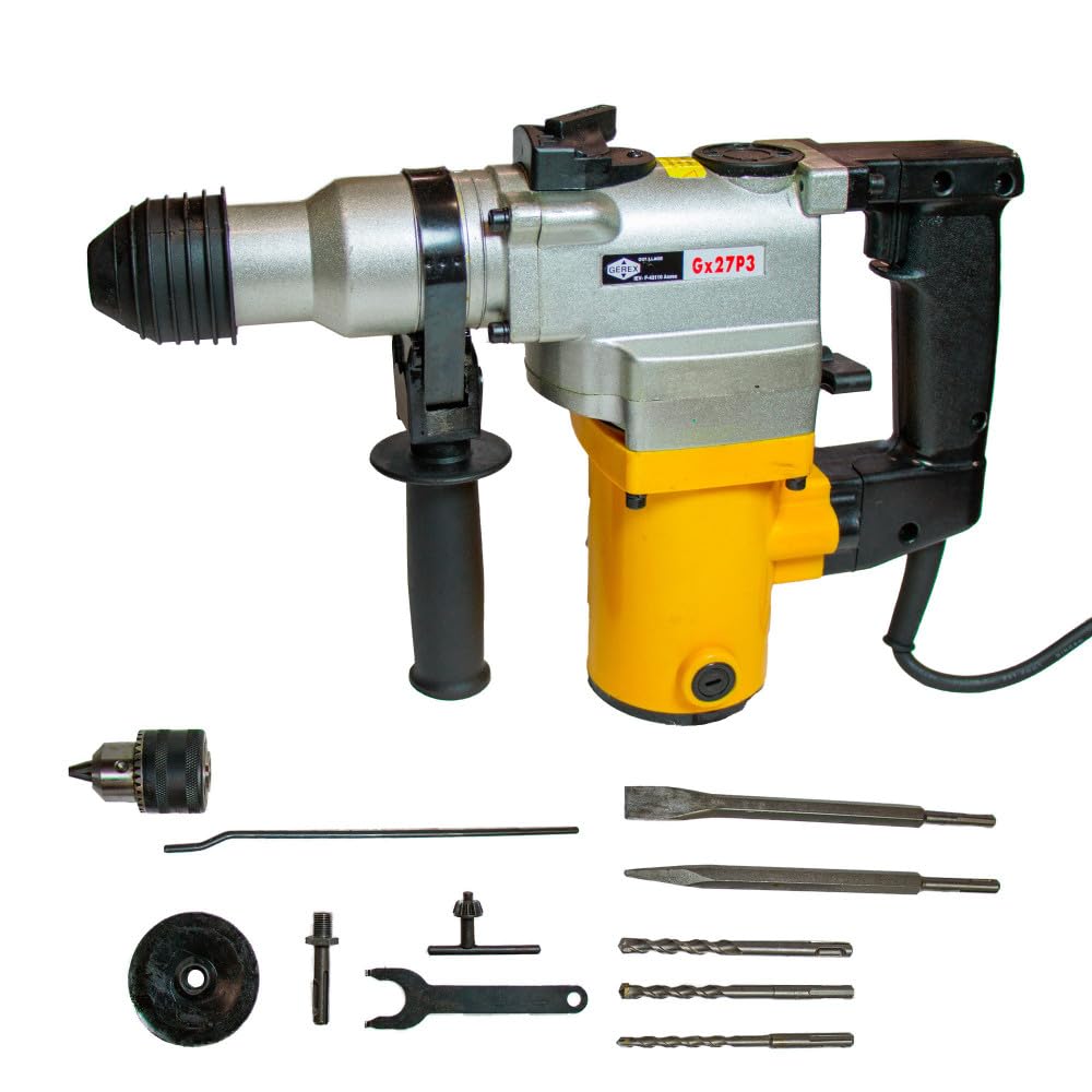 Perforateur Burineur 620W - capacité de perçage métal 13mm 26mm béton - Adaptateur SDS plus