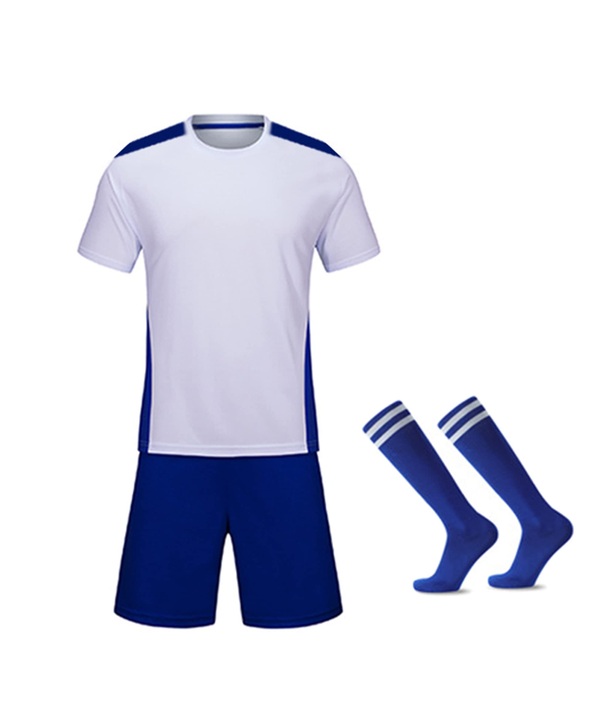 M2C Kids Soccer Uniform Athletic Jersey Shorts Socks Set