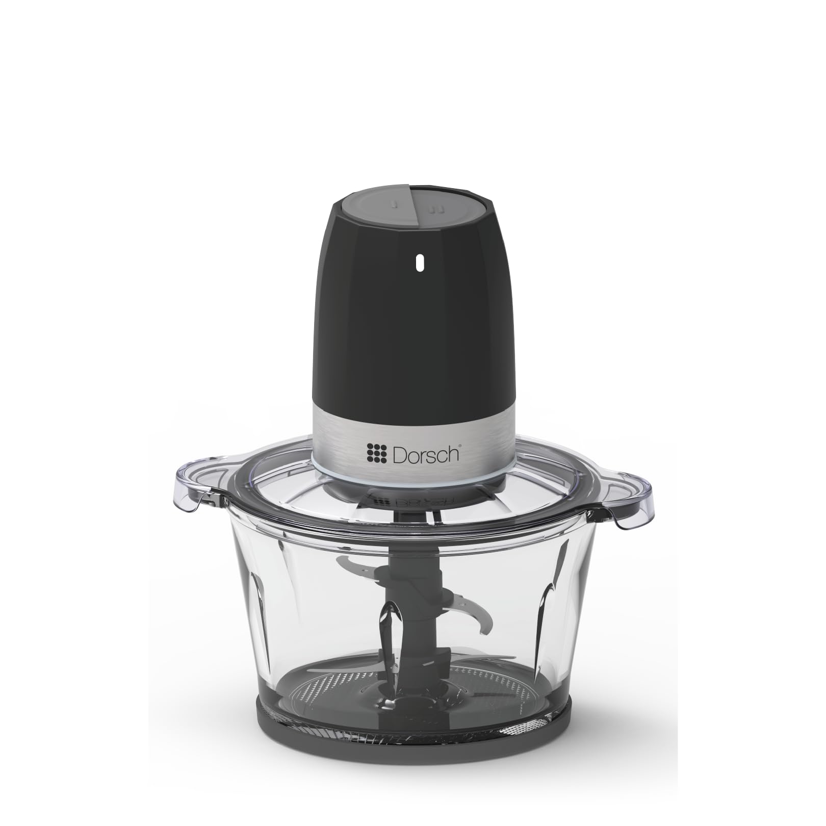 Danish Design Chopper | 300W Powerful Motor, Stainless Steel Blades | 2L Capacity, One-Touch Control | Multi-Functions | Easy to Clean, BPA-Free, Durable | Includes Garlic Peeler | 2-Year Warranty