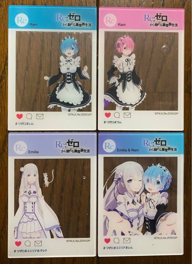 Amazon.co.jp: リゼロ ダイソー アクリルプレート レム ラム エミリア